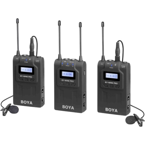 Boya BY-WM8 Pro K2 UHF Wireless Lavalier