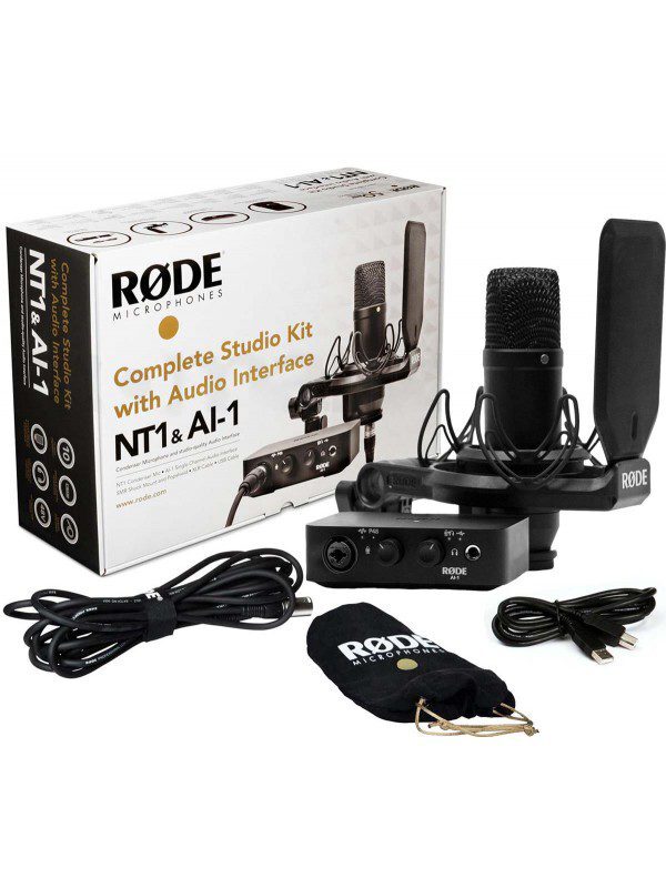 Rode NT1 & AI-1 Studio Kit With Audio interface