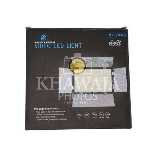 Professional LED Light 520 With Battery & Charger