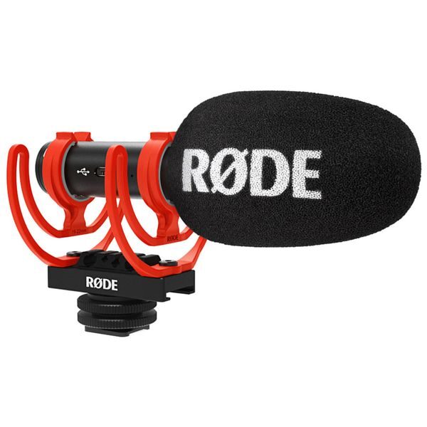Rode VideoMic GO II Ultracompact Analog/USB Camera-Mount Shotgun Microphone