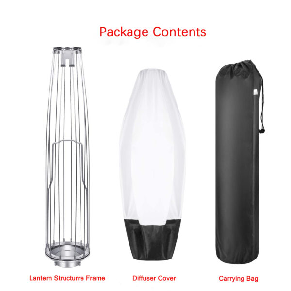 Portable Lantern Globe Soft box Diffuse Light Modifier 65cm