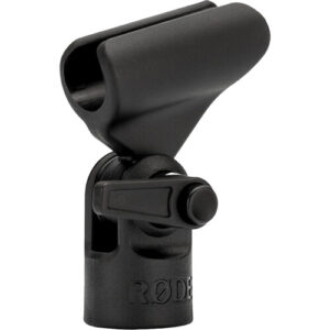 Rode's RM5 Stand Mount for the NT5 Microphone fits both NT55 and NT5 mics and lets you attach your small studio condenser to a standard microphone stand or boom pole. The RM5 includes a threaded insert that also adapts it for use with either standard 5/8" or 3/8" (1.6 or 0.95 cm) thread connectors. Mount Your Mic Why use your hands when a Stand Mount can hold your mic, providing the stability you need in the studio or on the set? Keep handling noise out of your recordings and maintain a consistent mic position for better results. Supports NT5 and NT55 The Mic Stand Mount is designed to hold either Rode's NT5 or NT55 smaller 0.5" (1.27 cm) custom diameter condenser microphones.