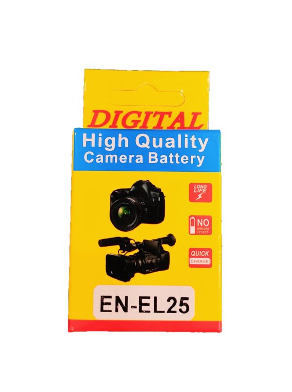 Nikon EN-EL25 Rechargeable Lithium-Ion High Copy Battery for Nikon Z50 and Z30