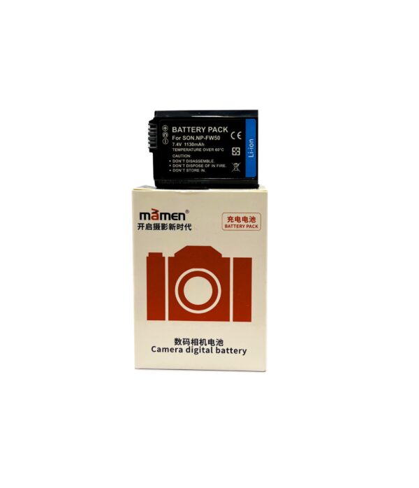 Mamen FW 50 Rechargeable Lithium 1130mah Battery For Sony A6300,A6400,A6500