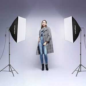 Continuous Photography Lighting Pair kit for Camera Shooting, Video Recording