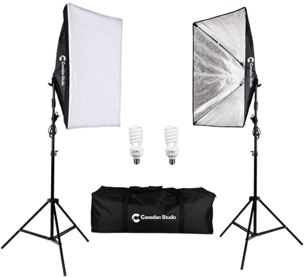 Continuous Photography Lighting Pair kit for Camera Shooting, Video Recording
