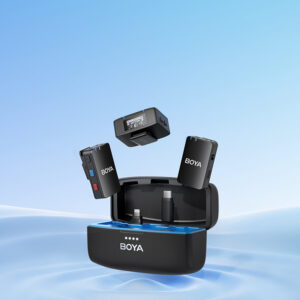 BOYAMIC All-in-One Dual Wireless Mic with On-Board Recoding
