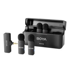 BY-V4 4-Channel Mini Wireless Microphone For Camera