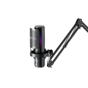 BOYA K9 Desktop Condenser USB & Type C Microphone with Boom Arm Stand For Podcast With 3 Year Warranty
