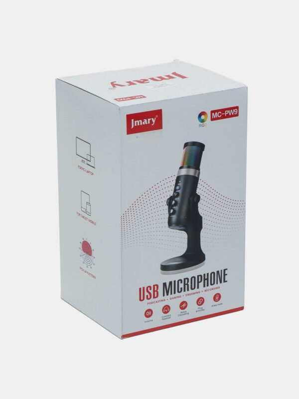 Jmary MC-PW9 RGB USB recording Microphone price in pakistan