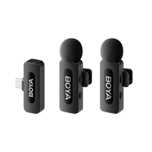 BOYA BY-V20 Ultracompact 2.4GHz Next-Gen Dual-Channel Wireless Microphone For Andriod Type C Devices With 3 Year Warranty