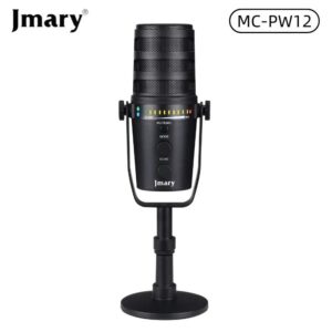 Jmary MC-PW12 XLR & USB Interface 360° Rotating Desktop Microphone